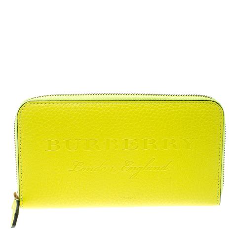 yellow burberry wallet|Burberry wallet for women.